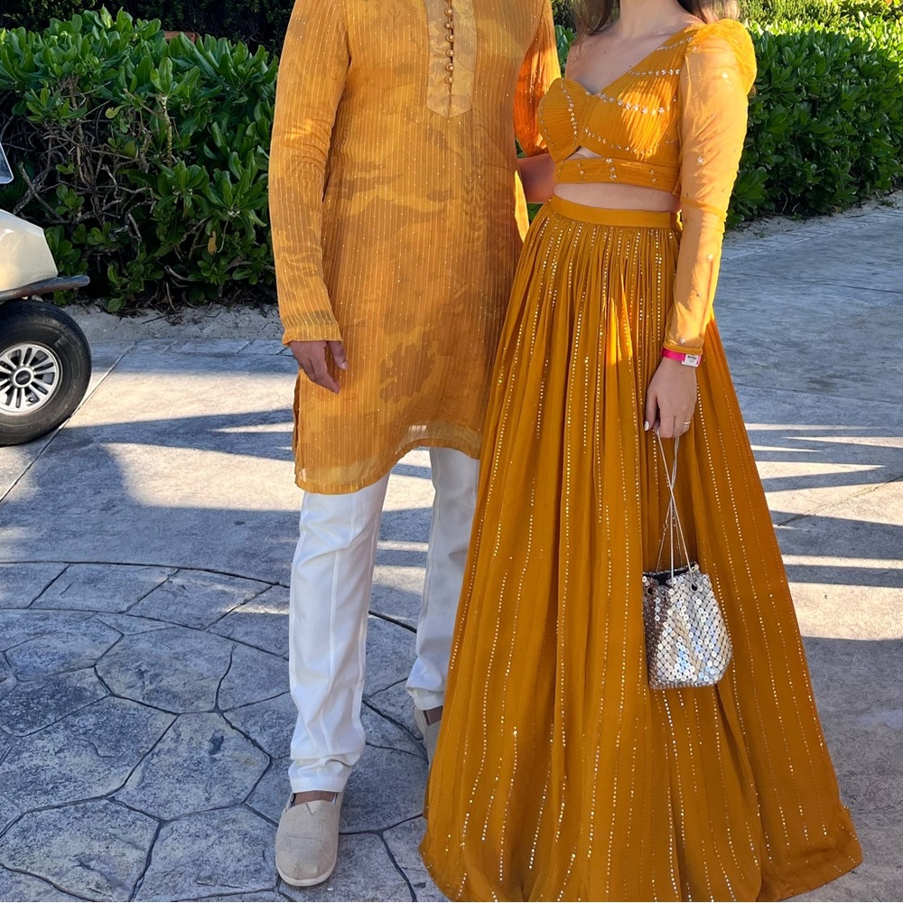 Chamee and Palak Primrose lehenga